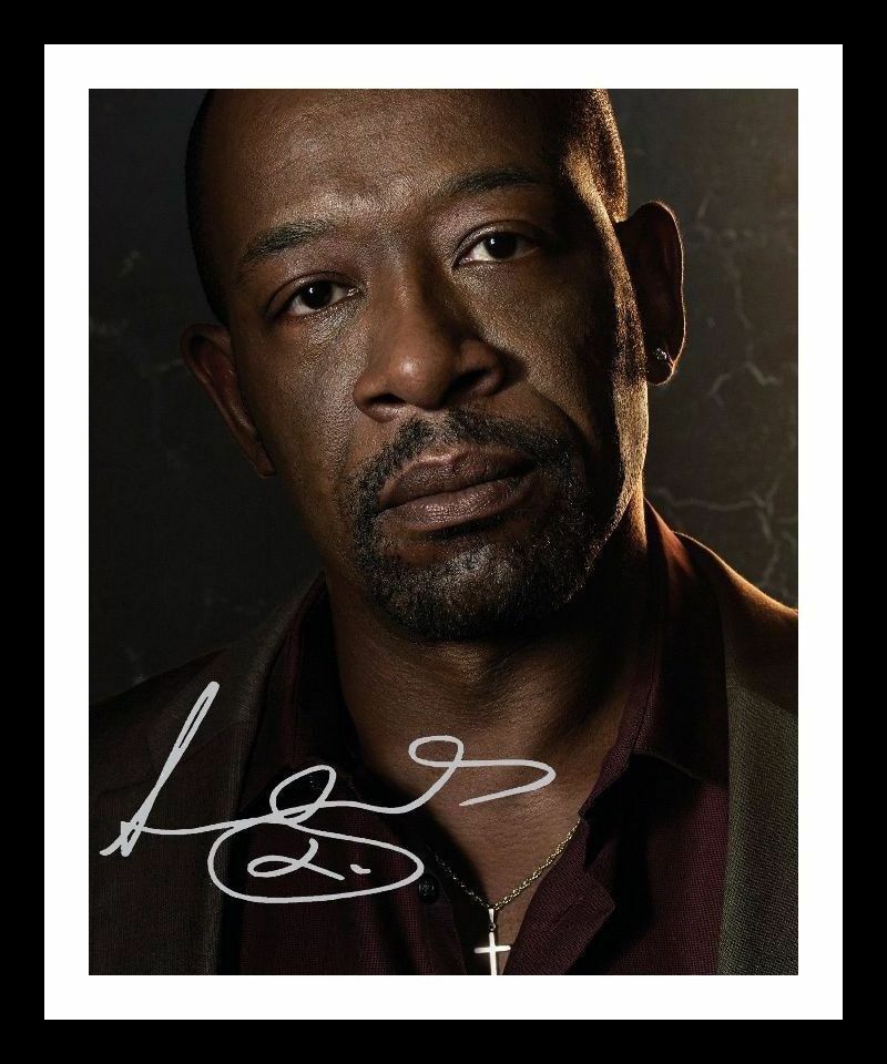 Lennie James - The Walking Dead Autograph Signed & Framed Photo Poster painting 1