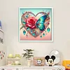 (Multi-Style) Love Flowers Butterfly-11CT Stamped Cross Stitch 40*40cm/15.75*15.75in