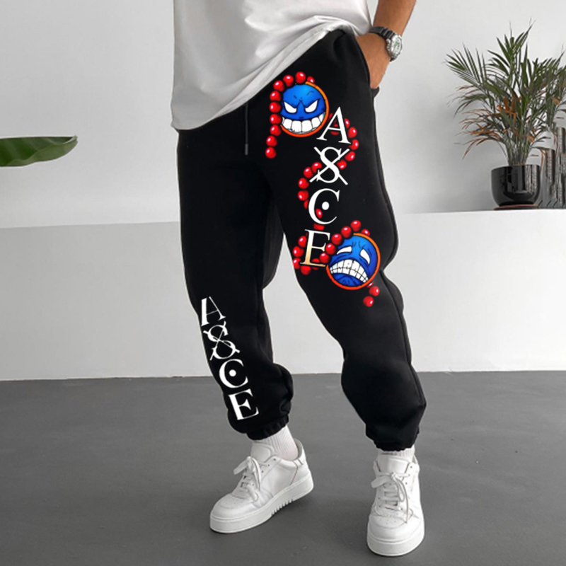 Unisex "One Piece" Printed Casual Sweatpants