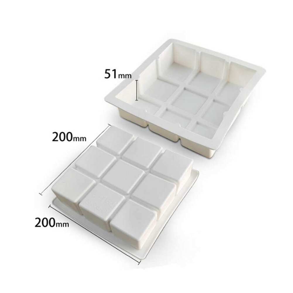 

2pcs Square Silicone Mold, 501 Original