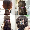 3Pcs Feather DIY Diamond Painting Hairpin Handmade Diamond Barrette Art for Girl