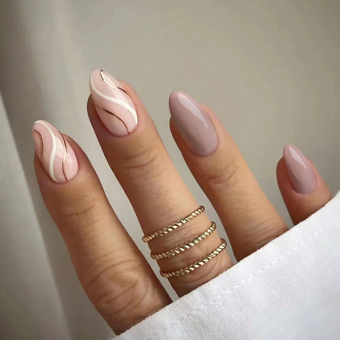 Churchf Churchf Ins Wind Almond Nail Corrugated Wear 24 Finished Nail Nail