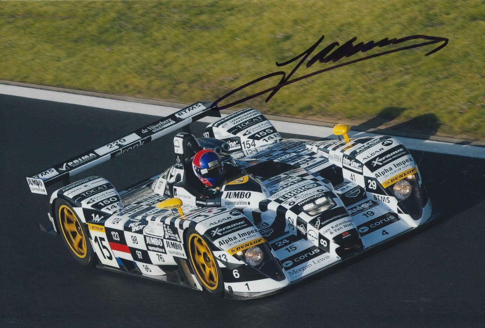 Jan Lammers Hand Signed 12x8 Photo Poster painting - Le Mans Autograph 8.