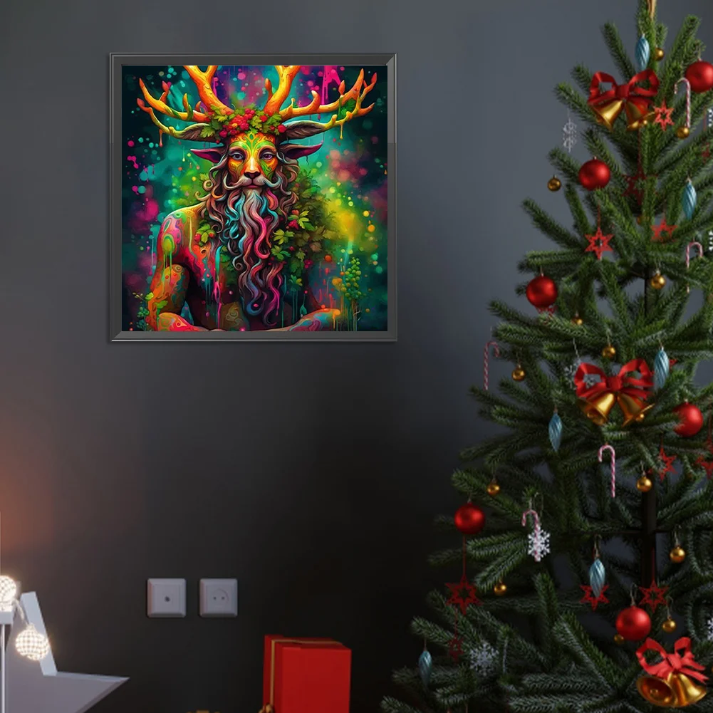 Diamond Painting - Full Round Drill - Nature Man(Canvas|40*40cm)