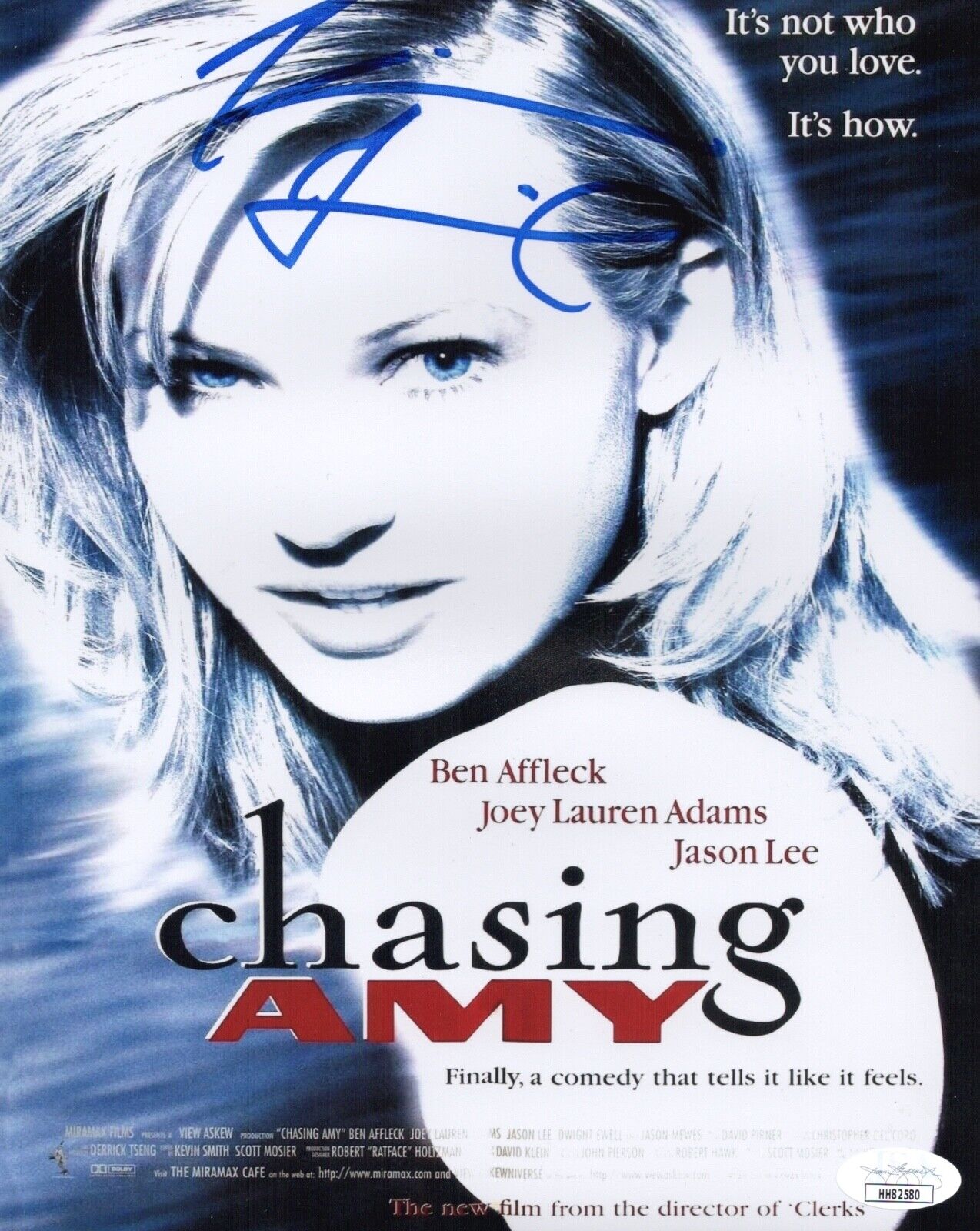 KEVIN SMITH Signed CHASING AMY 8x10 Photo Poster painting IN PERSON Autograph JSA COA Cert