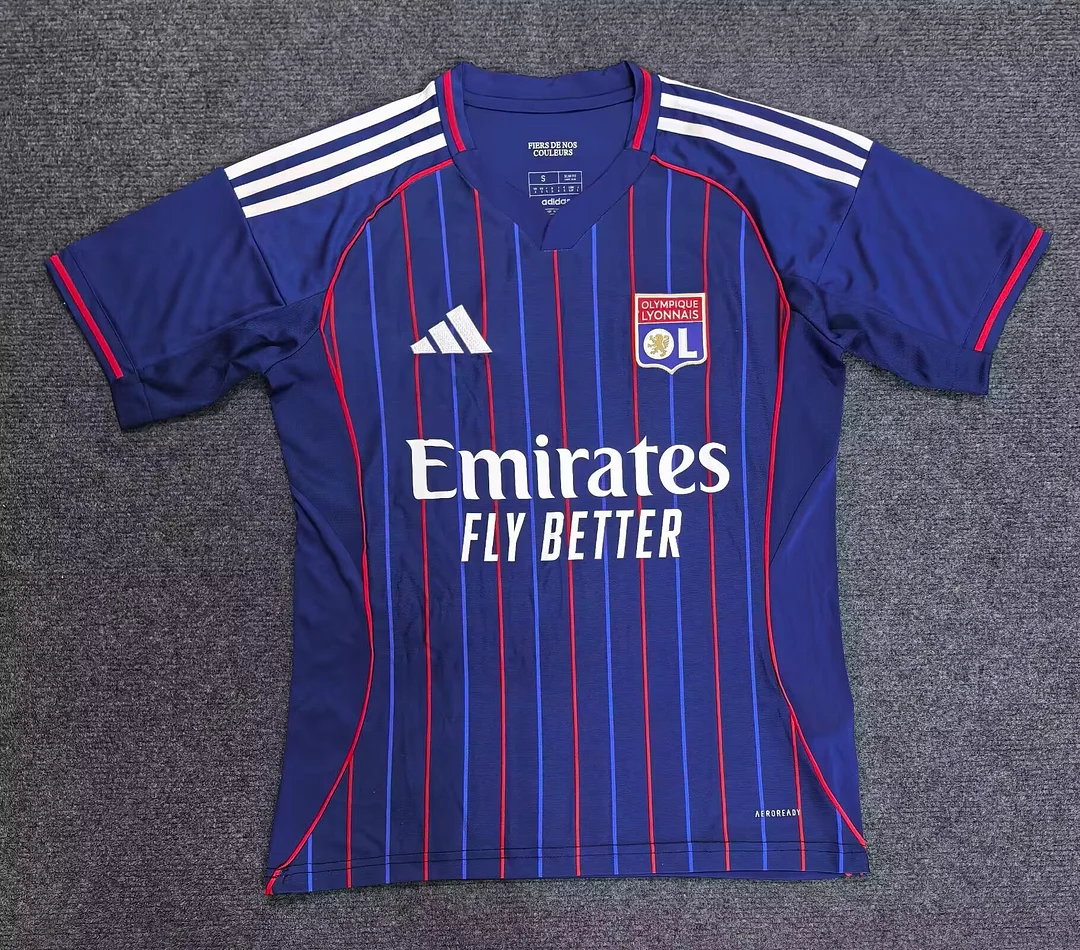 25/26 Lyon Away Football Shirt Thai Quality