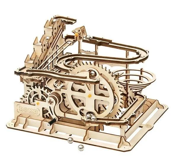 DIY Assembled 3D Wooden Marble Run Toy Puzzle-Mayoulove