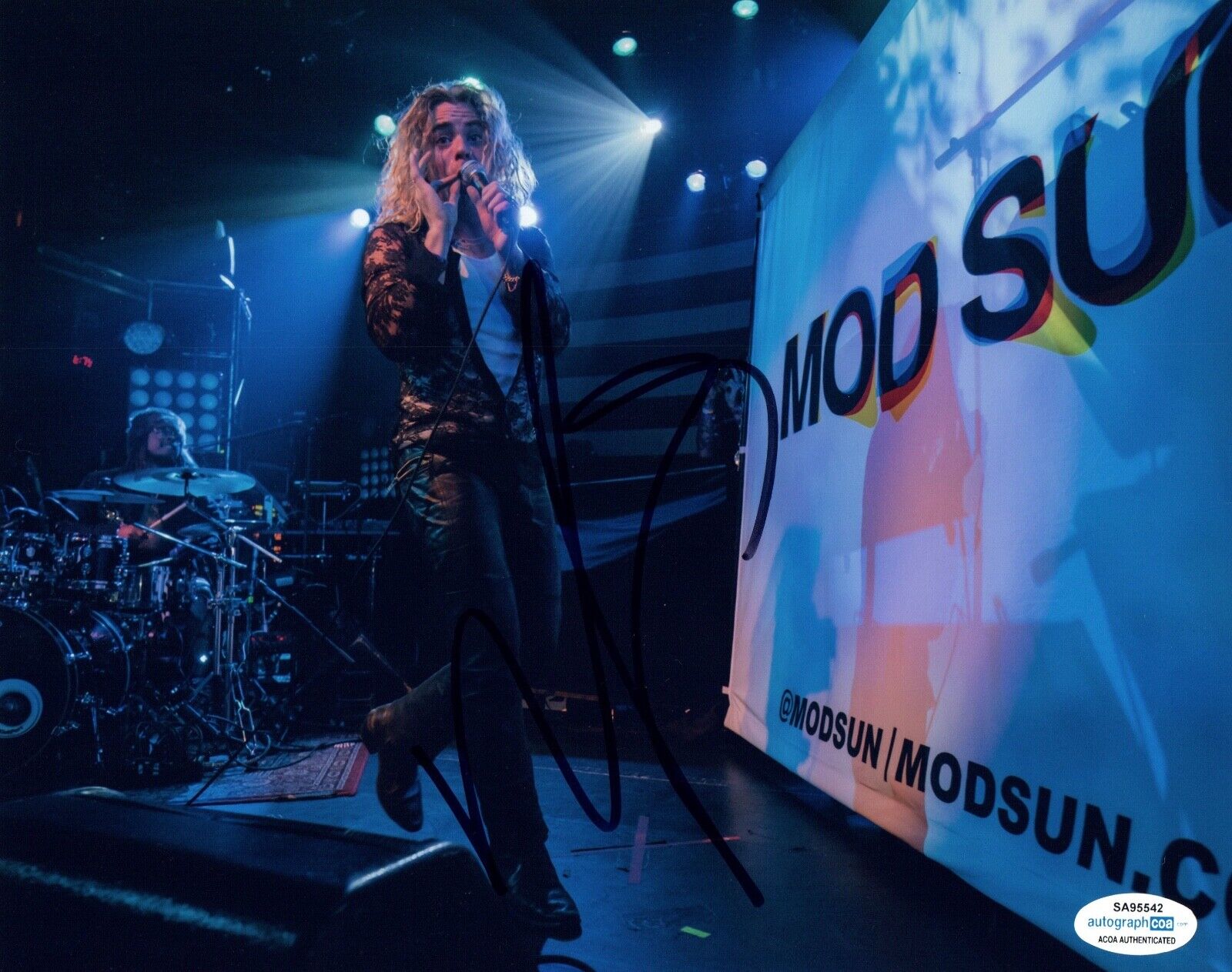 Mod Sun Signed Autographed 8x10 Photo Poster painting Internet Killed The Rockstar ACOA COA