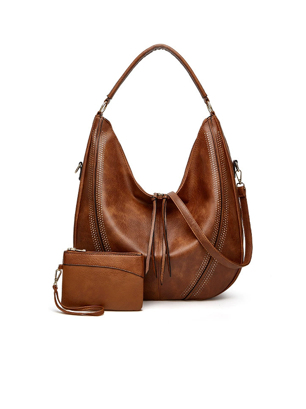 Large Capacity PU Leather Tote Bag