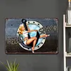 [Big Size]Navy Sailor Girl - Metal Tin Signs(12*16Inch) - Garage&Transport