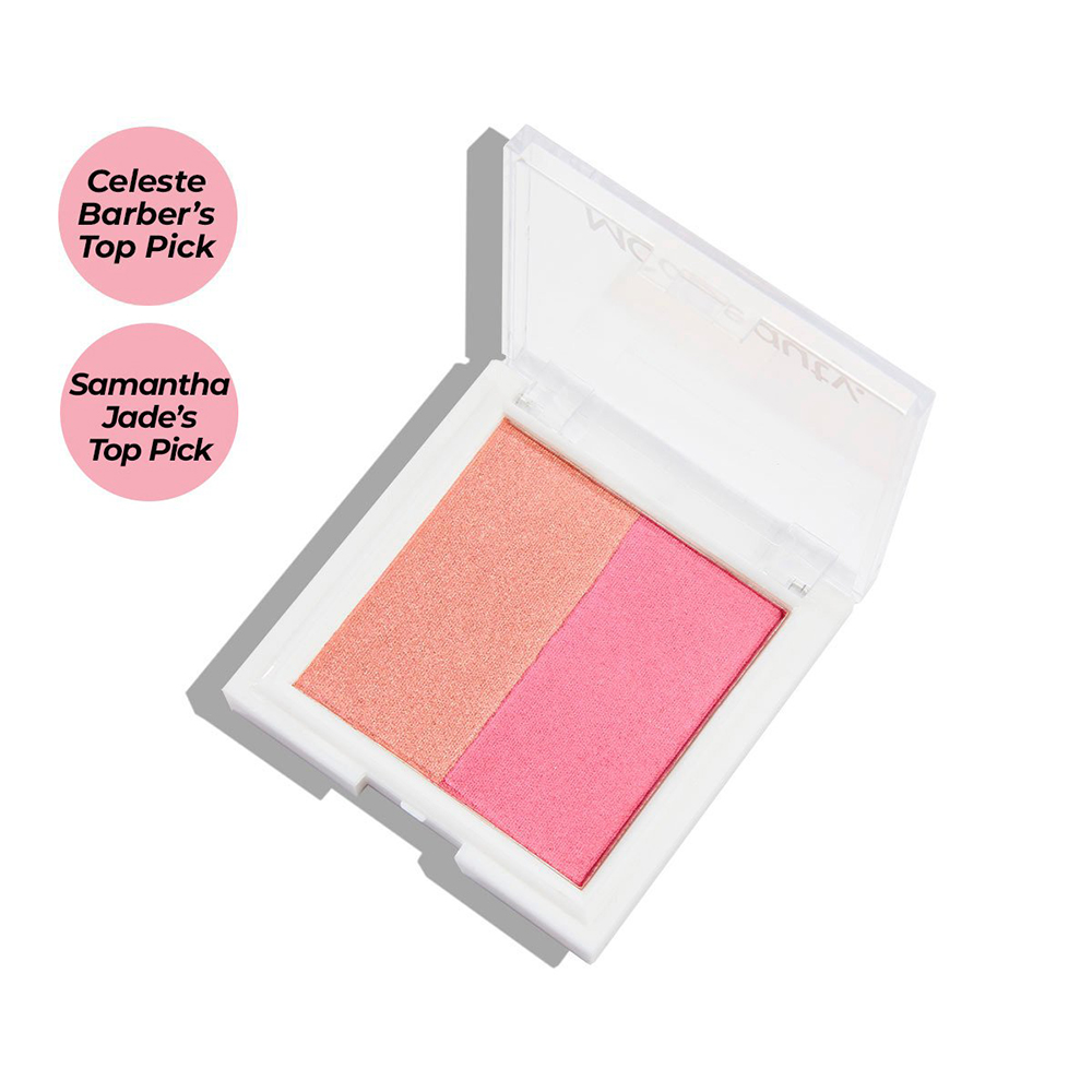 HIGHLIGHT & BLUSH DUO Shimmer Highlighter & Blush Powder
