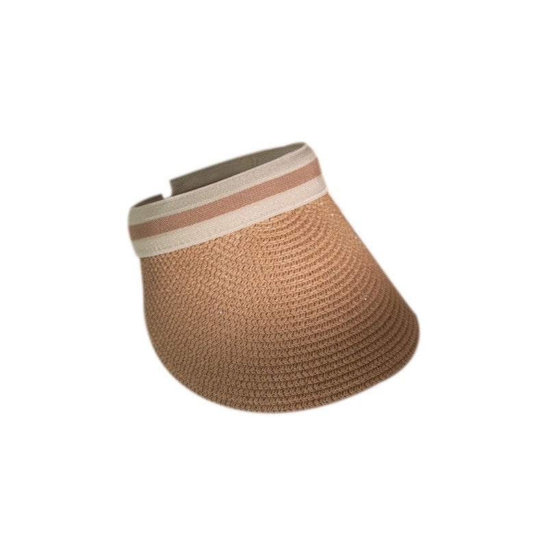 Women’s Minimalist Solid Color Flat Eaves Sun Hat