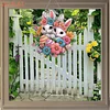 Easter 2D Flat DIY Hanging Diamond Art Ornament Home Window Pendant (Rabbit)