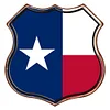 Texas - Shield Metal Tin Signs(12*12Inch)