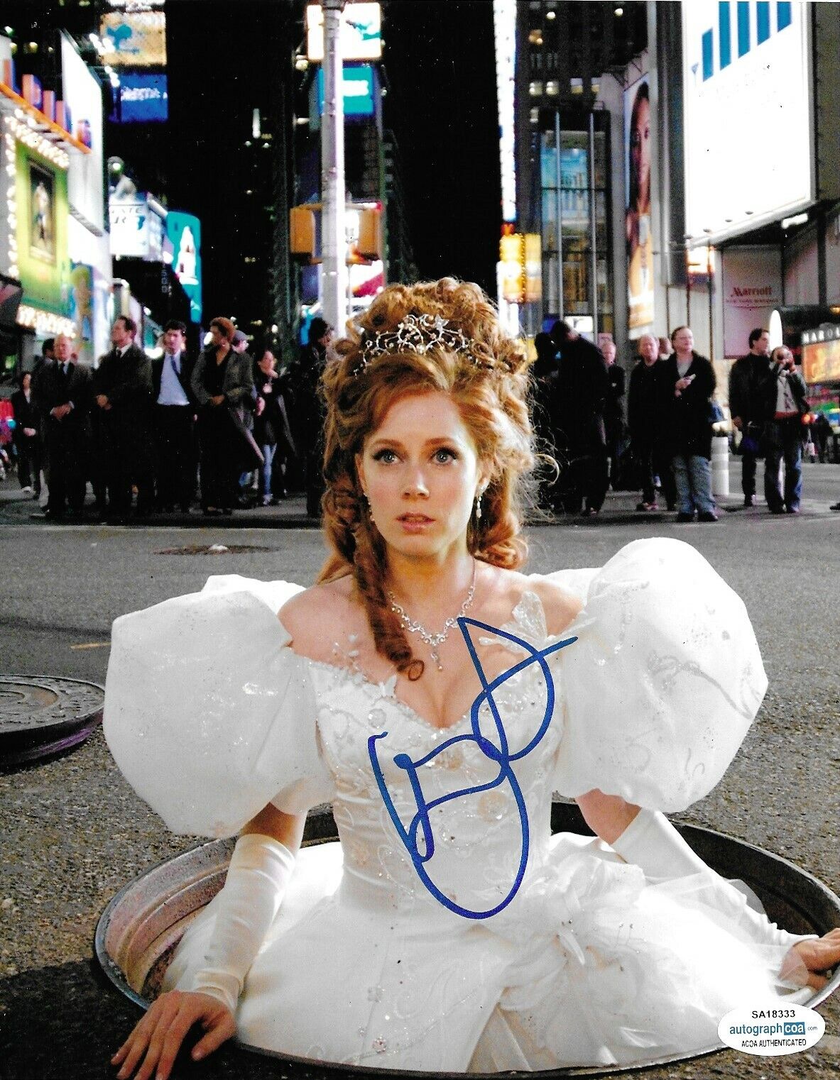 Amy Adams Signed Enchanted 10x8 Photo Poster painting AFTAL ACOA