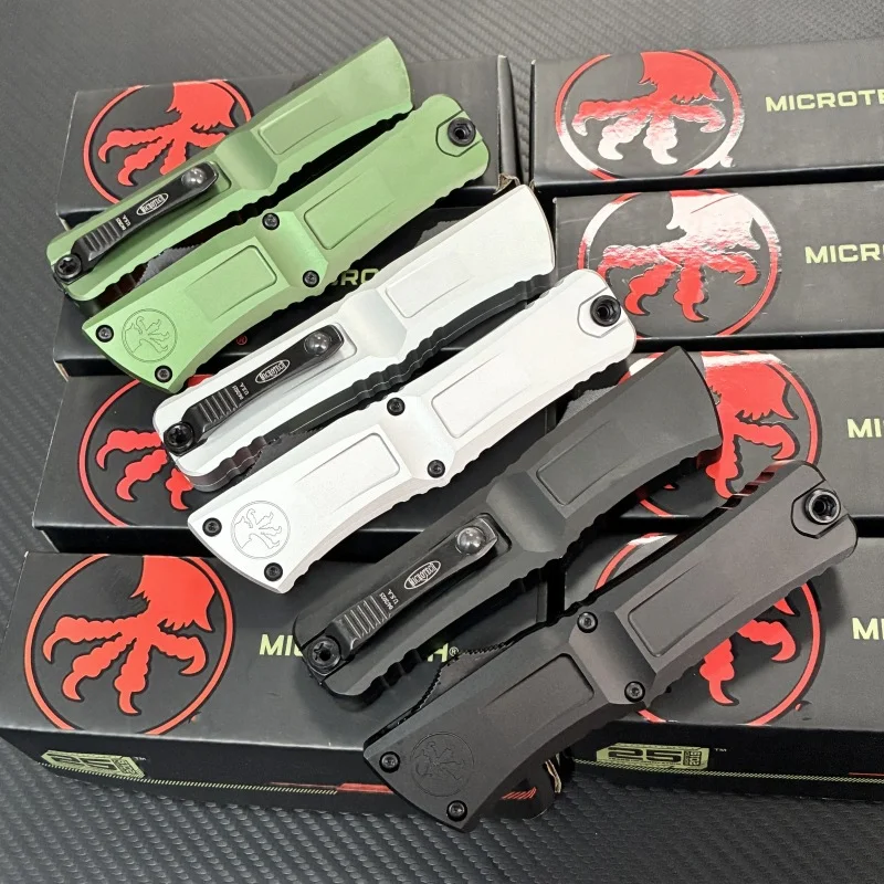 Cross-border best-selling Microtech Daron 3rd Generation Outdoor Tools Aluminum Alloy Gold OTF Multi-functional Knife Sheath EDC Accessories