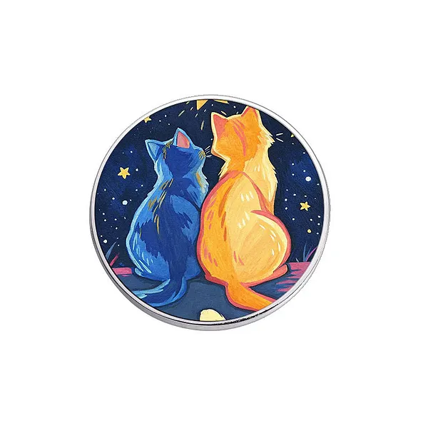 Foto del pin Dúo Celestial Felino