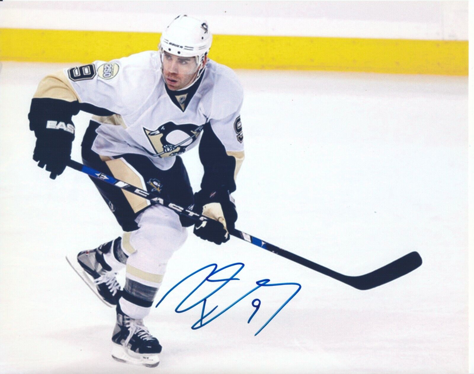 Pascal Dupuis Autograph Pittsburgh Penguins Photo Poster painting Wild