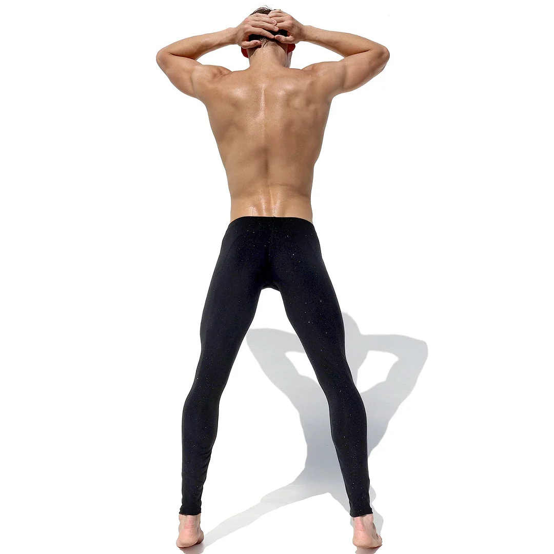 Men's Silver-plated Glitter Pure Cotton Skinny Slim-fit Trousers-inspireuse