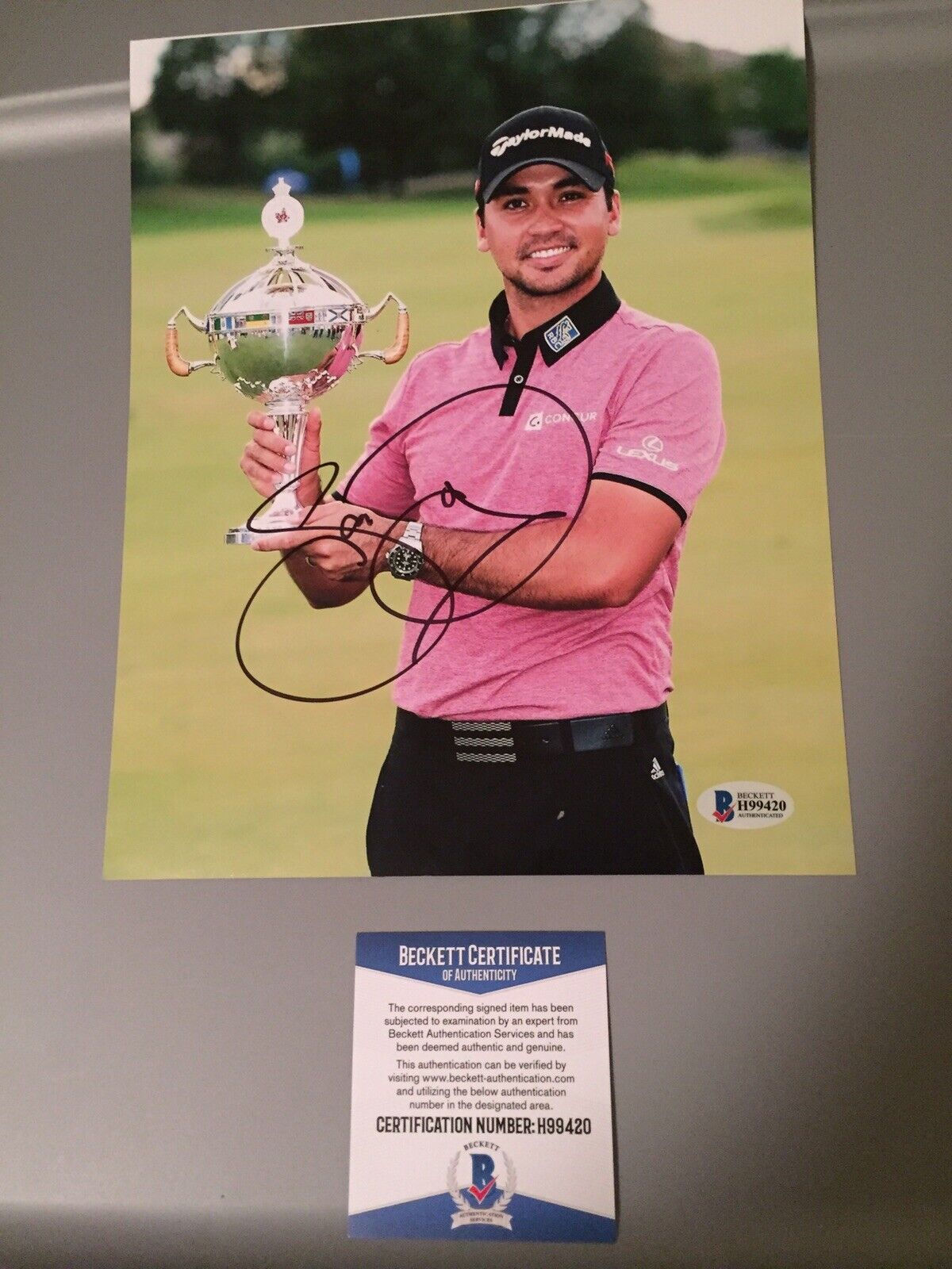 Jason Day Signed 8x10 Photo Poster painting Picture Beckett Coa