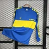 Retro 1981 Boca Juniors Long Sleeves Soccer Jersey Home