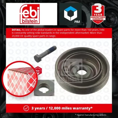 Crankshaft Pulley fits PEUGEOT 508 Mk1 2.0D 10 to 18 Belt 0515Q8 0515Q8S1 0515T6 Parts