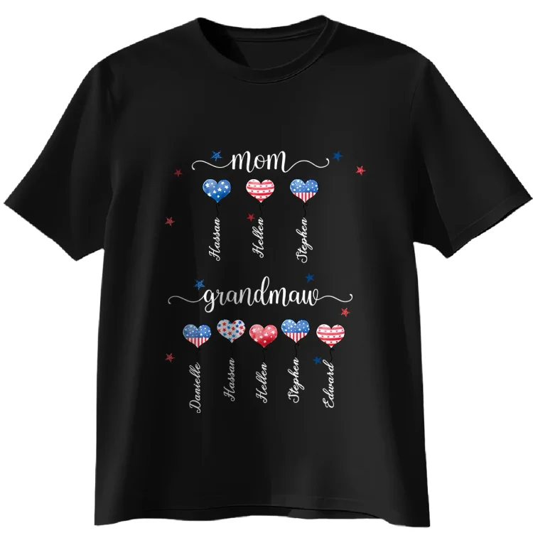 Personalized T-Shirt- From Mom To Grandma
