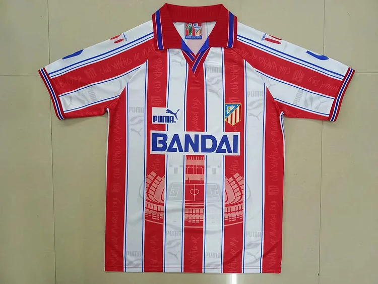 1996/97 Atletico Madrid Home Retro Shirt