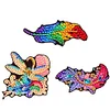 3Pcs Feather DIY Diamond Painting Hairpin Handmade Diamond Barrette Art for Girl