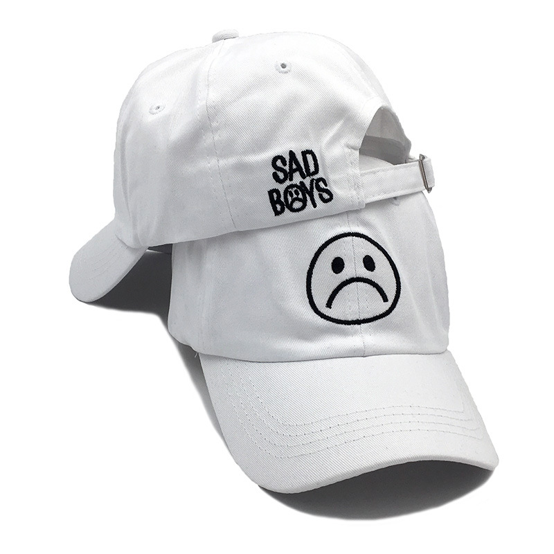Men's Crying Sad Boys Embroidered Baseball Cap / TECHWEAR CLUB / Techwear