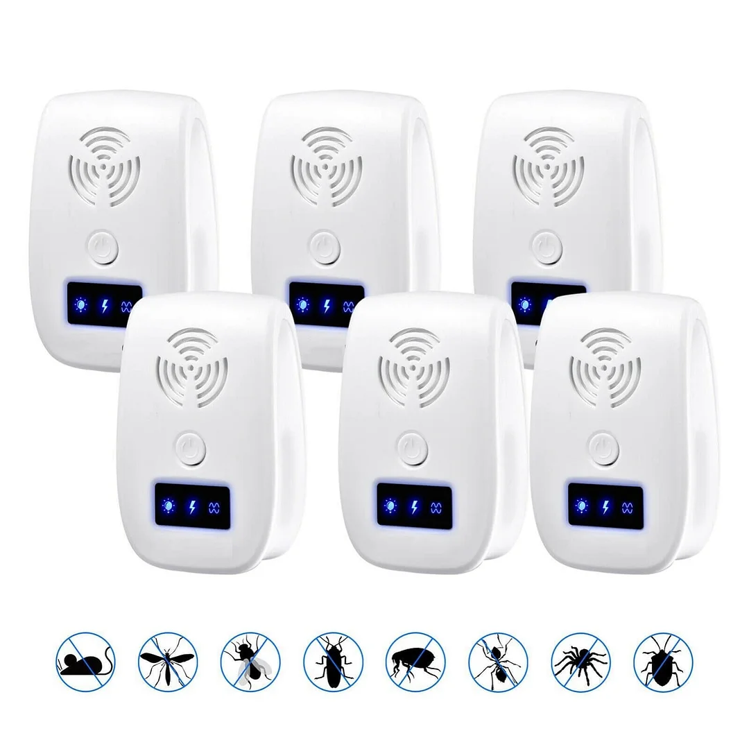 Ultrasonic Pest Repeller For Mosquito, Cockroaches, Rats, Bug, Spider, Ant, And Rodent