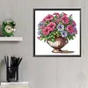 Flower Basket-Partial Special Shaped Diamond Painting 30*30CM