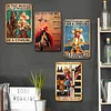 4PCS Cowgirl - Vintage Metal Signs Set - 20*30cm - Western