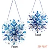Diamond Painting 2D Flat Winter Snowflake Wall Door Decor