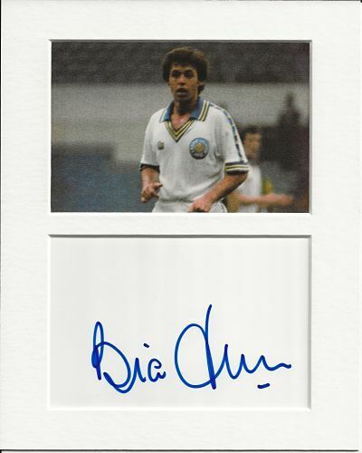 Brian Flynn leeds genuine authentic autograph signature and Photo Poster painting AFTAL COA