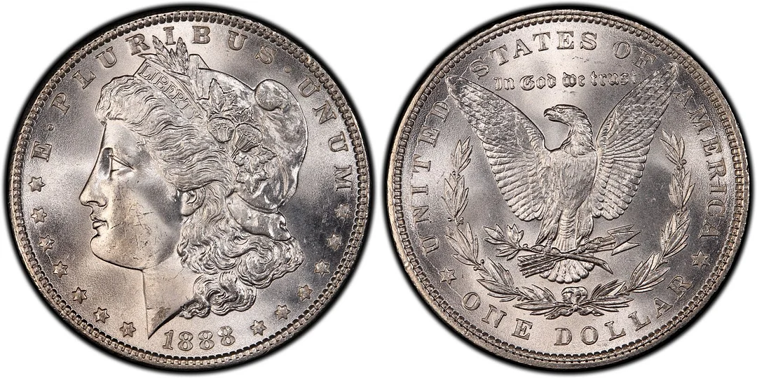 1888 P Morgan Silver Dollar