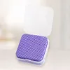 50Pcs Glue Wiping Cloth Soft Glue Remover Pads(Purple)