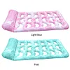 Inflatable Pool Float Lounger with Headrest PVC Air Mattress for Lake Beach