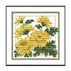 Flower-11CT Stamped Cross Stitch Kit(21*21cm)