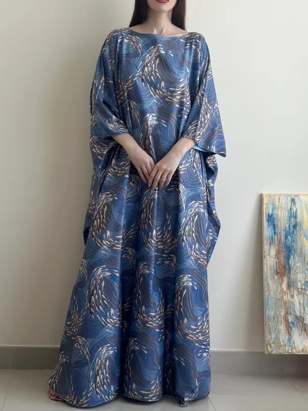 Stylish Floral Dress Robe-inspireuse