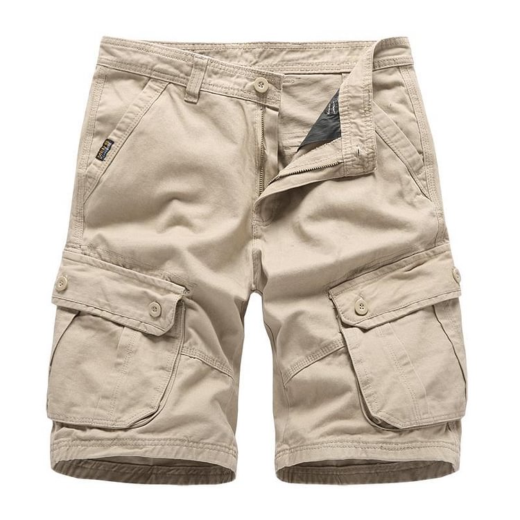Men's summer shorts cotton cargo shorts