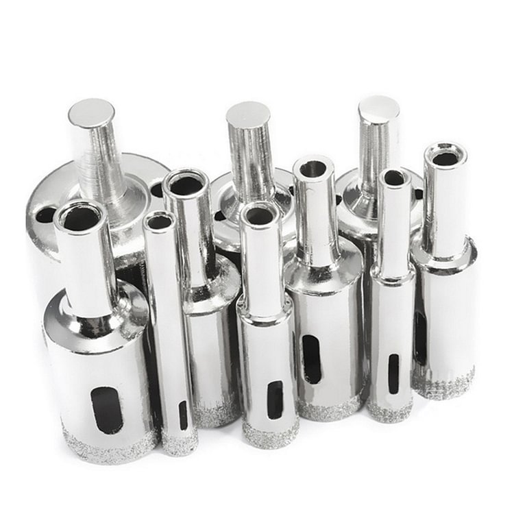 10pcs Granite Marble Ceramic Hole Saw Drilling Diamond Core Bit Power Tools