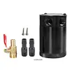 Universal Car Baffled Collection Tank 2/3 Port Breather Separator Tank Fuel Tack