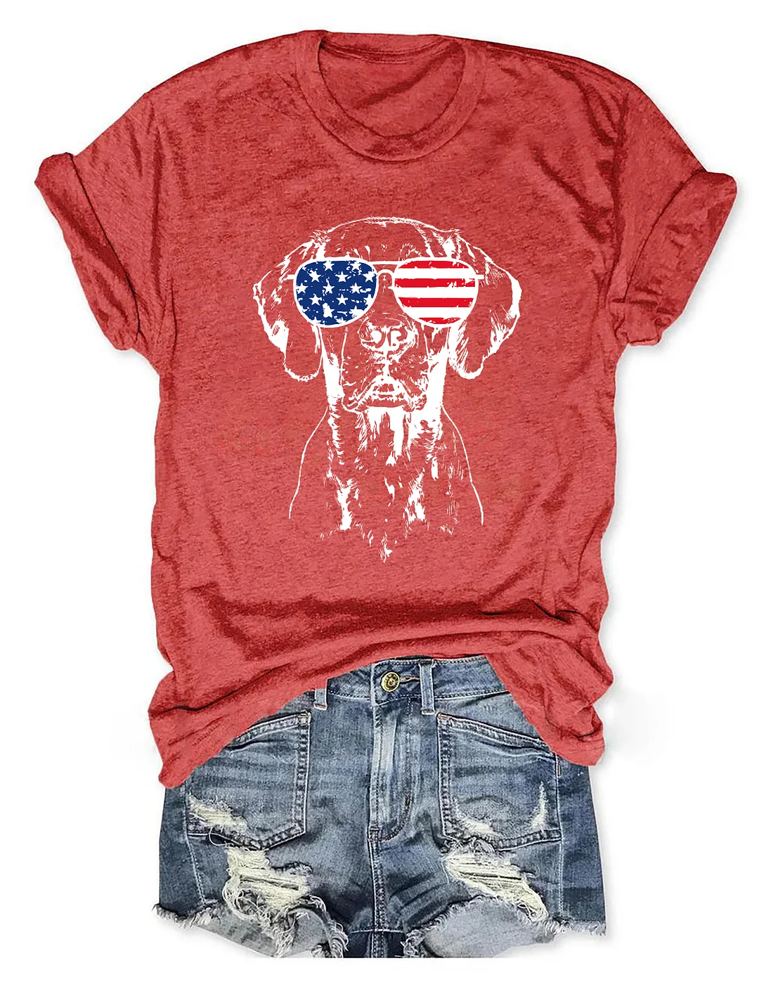 Dog 4th Of July T-shirt