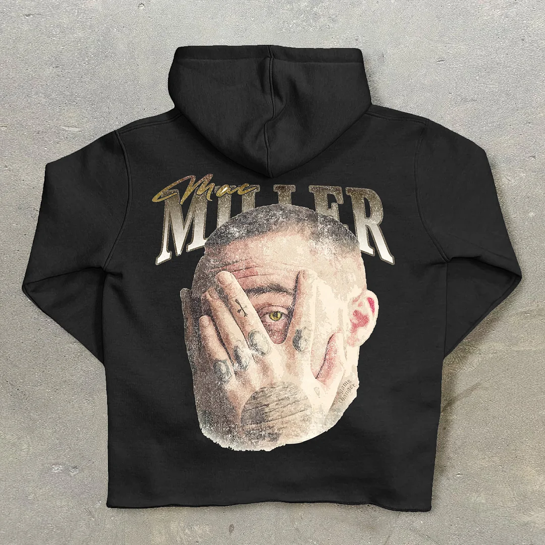 Retro hip-hop fashion brand hoodie