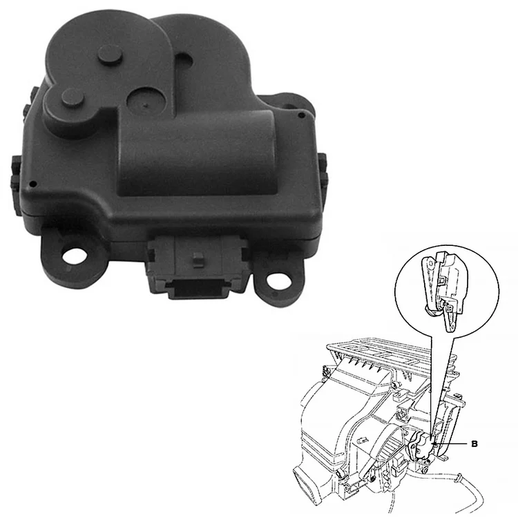 SEBLAFF Heater Air Blend Door Actuator Replacement for 2003-2016 Corvette Impala Allure LaCrosse XLR Grand Prix Malibu Monte Carlo 604-108