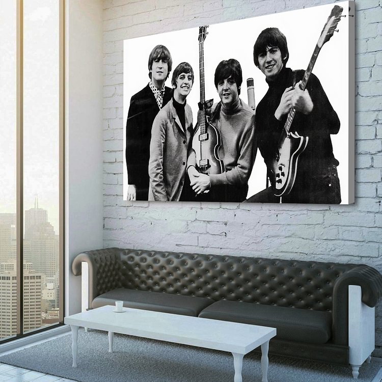 The Beatles Poster Canvas Wall Art MusicWallArt