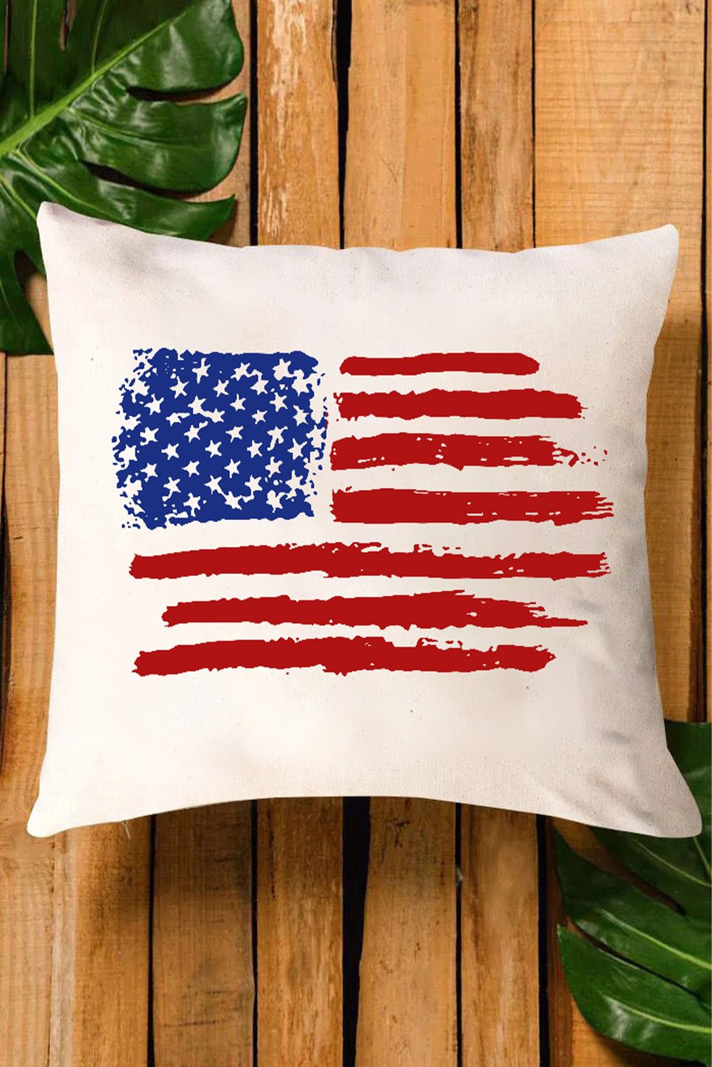 American Flag Print Pillow Case