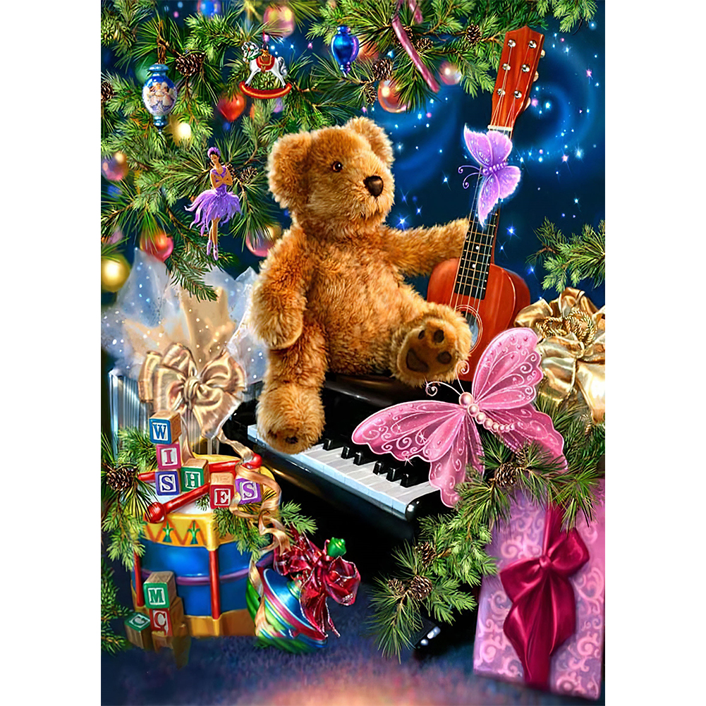 

Toy Bear - Round Drill Diamond Painting - 30*40CM, 501 Original