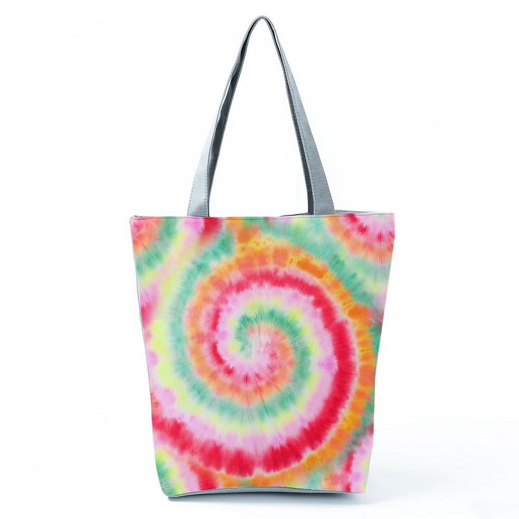 Painted Printed large-capacity one-shoulder handbag